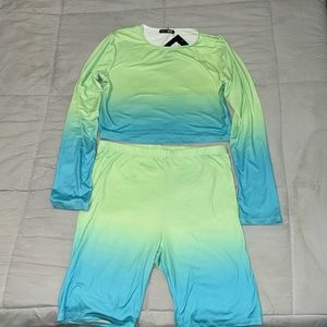 Fashion Nova Cruising the Streets Short Matching Set - XL
